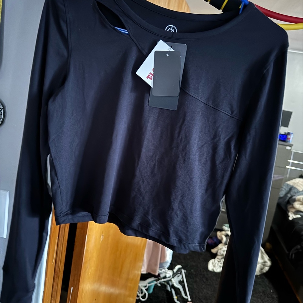 Black Long Sleeve Women's Top